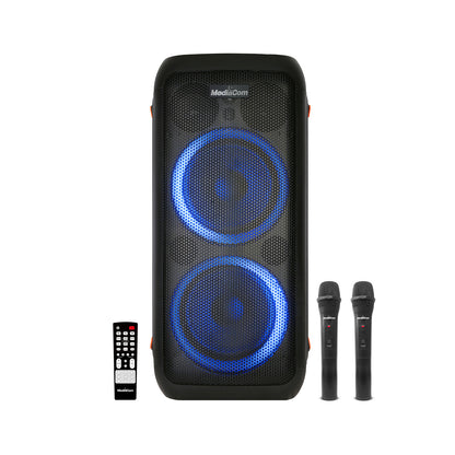 MediaCom MCI 727+ Party Speaker with 2 Wireless Microphone